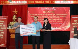 Phường Bạch Mai tiếp nhận máy tính hỗ trợ đẩy mạnh 