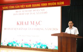 XÃ CỔ ĐÔ KHAI MẠC HUẤN LUYỆN LỰC LƯỢNG DÂN QUÂN NĂM 2026