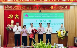 UBND xã Phúc Lộc tổ chức Hội nghị công bố Quyết định thành lập Ban đại diện HĐQT NHCSXH xã Phúc Lộc; phiên họp thứ nhất năm 2026