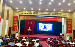 Hội nghị trực tuyến “Triển khai, thi hành Luật Thủ đô và giao ban định kỳ giữa Thành ủy - HĐND - UBND - Ủy ban MTTQ Việt Nam Thành phố Hà Nội với cơ sở