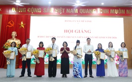 Xã Mê Linh tổ chức Hội giảng Báo cáo viên, Tuyên truyền viên giỏi năm 2026