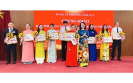 CHUNG KHẢO HỘI THI BÁO CÁO VIÊN, TUYÊN TRUYỀN VIÊN GIỎI PHƯỜNG VĨNH TUY NĂM 2026