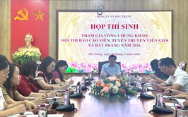 Đảng ủy xã Bát Tràng gặp mặt các thí sinh vào vòng chung khảo Hội thi báo cáo viên, tuyên truyền viên giỏi năm 2026