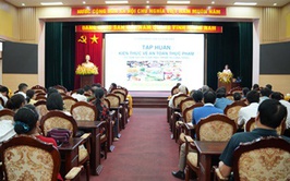 UBND xã Hoài Đức tổ chức tập huấn kiến thức ATTP cho các thành viên Tổ tự giám sát ATTP tại cộng đồng