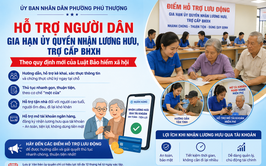 Phường Phú Thượng đẩy mạnh hỗ trợ người dân thực hiện thủ tục nhận lương hưu, trợ cấp BHXH thuận tiện, nhanh chóng