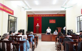 Các hộ dân thuộc TDP Tràng An đồng thuận bàn giao mặt bằng thực hiện dự án Cải tạo, nâng cấp Quốc lộ 6 đoạn Ba La – Xuân Mai