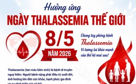 Tam Hưng hưởng ứng ngày tan máu bẩm sinh Thalassermia thế giới ( 08/05)