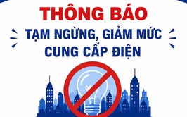 THÔNG BÁO Về việc ngừng, giảm mức cung cấp điện tuần 20 (từ 10.05.2026 ÷ 17.05.2026)