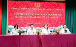 Hội nghị tiếp xúc cử tri trước Kỳ họp thứ ba HĐND xã Quốc Oai khóa II, nhiệm kỳ 2026-2031