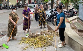 HỘI LHPN PHƯỜNG VĂN MIẾU - QUỐC TỬ GIÁM TUYÊN TRUYỀN VỆ SINH MÔI TRƯỜNG HƯỞNG ỨNG NGÀY MÔI TRƯỜNG THẾ GIỚI 5/6