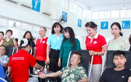 Phường Giảng Võ: Gần 500 đơn vị máu được hiến tặng trong ngày hội hiến máu tình nguyện