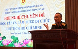 Ý nghĩa sâu sắc Hội nghị chuyên đề học tập và làm Di chúc của Chủ tịch Hồ Chí Minh do Hội CCB phường Đông Ngạc tổ chức