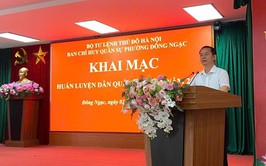 Đông Ngạc khai mạc Hội nghị huấn luyện dân quân tại chỗ năm 2026