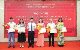 XÃ THANH OAI TỔNG KẾT VÀ TRAO GIẢI CUỘC THI CHÍNH LUẬN VỀ BẢO VỆ NỀN TẢNG TƯ TƯỞNG CỦA ĐẢNG LẦN THỨ SÁU NĂM 2026