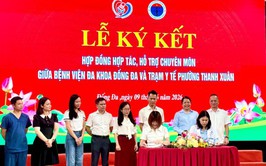 Trạm Y tế phường Thanh Xuân được Bệnh viện Đa khoa Đống Đa hỗ trợ toàn diện về chuyên môn theo chỉ đạo của Sở Y tế Hà Nội