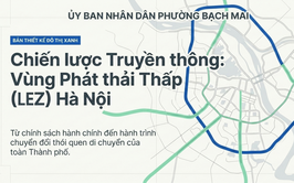 Phường Bạch Mai: Tuyên truyền phục vụ triển khai Đề án Vùng phát thải thấp (LEZ) trong vành đai 1, thành phố Hà Nội