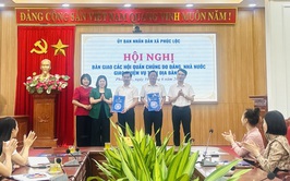 Hội nghị bàn giao các Hội quần chúng do Đảng, Nhà nước giao nhiệm vụ trên địa bàn xã Phúc Lộc