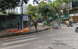 Phường Yên Hòa hoàn thành giải tỏa Chợ tạm tại ô đất C2, Khu đô thị Trung Hòa - Nhân Chính