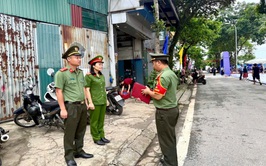 Công an phường Yên Sở bảo vệ tuyệt đối an toàn lễ khởi công dự án đầu tư xây dựng nhà ở xã hội cho lực lượng vũ trang Công an nhân dân