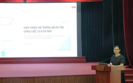 Xã Vĩnh Thanh tổ chức hội nghị đào tạo, hướng dẫn sử dụng hệ thống quản trị thực thi nhiệm vụ và đánh giá cán bộ gắn với đo lường hiệu suất công việc (OKR/KPI)