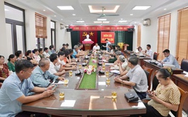 Xã Thiên Lộc tổ chức hội nghị thông tin về việc phá dỡ, di chuyển tài sản phục vụ dự án cầu Thượng Cát và đường hai đầu cầu