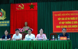 TỔ ĐẠI BIỂU SỐ 06 HĐND XÃ KHOÁ XXIV TIẾP XÚC CỬ TRI TẠI CÁC THÔN TỪ CHÂU VÀ CHÂU MAI