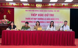 Hội nghị tiếp xúc cử tri trước kỳ họp thường lệ giữa năm 2026