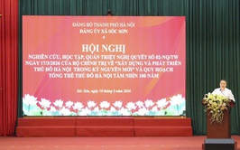 ĐẢNG ỦY XÃ SÓC SƠN TỔ CHỨC HỘI NGHỊ NGHIÊN CỨU, HỌC TẬP VÀ QUÁN TRIỆT NGHỊ QUYẾT SỐ 02-NQ/TW NGÀY 17/3/2026 CỦA BỘ CHÍNH TRỊ