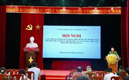 Xã Hồng Vân tổ chức hội nghị tuyên truyền, hướng dẫn lắp đặt thiết bị truyền tin báo cháy