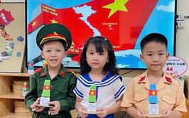 Trường mầm non Ninh Sở hưởng úng tuần lễ biển và hải đảo việt nam