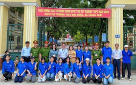 LÃNH ĐẠO XÃ THẠCH THẤT KIỂM TRA CÔNG TÁC TỔ CHỨC KỲ THI TỐT NGHIỆP THPT NĂM 2026 TẠI CÁC ĐIỂM THI
