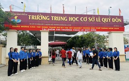 Gần 2.200 thí sinh làm thủ tục dự thi tốt nghiệp THPT 2026 tại 3 điểm thi trên địa bàn phường Dương Nội