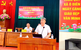 Tổ đại biểu số 4 HĐND xã Ô Diên tiếp xúc cử tri khu vực Liên Hà trước kỳ họp thường lệ giữa năm 2026