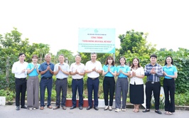 Hội LHPN xã Thuận An khánh thành công trình 