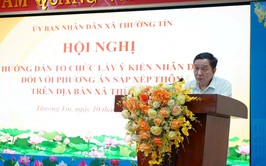 Xã Thường Tín lấy ý kiến nhân dân về việc sắp xếp thôn