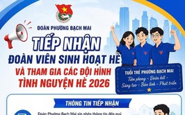 THÔNG BÁO VỀ VIỆC TIẾP NHẬN SỔ ĐOÀN/PHIẾU SINH HOẠT HÈ NĂM 2026.