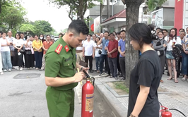 Công an phường Kiến Hưng tuyên truyền, tập huấn kỹ năng PCCC