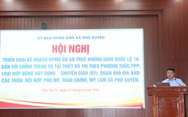 Xã Phú Xuyên tích cực tuyên truyền, triển khai kế hoạch GPMB Dự án trục không gian Quốc lộ 1A gắn với chỉnh trang, tái thiết đô thị