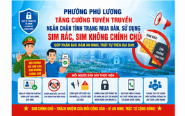 Phường Phú Lương tăng cường tuyên truyền ngăn chặn tình trạng mua bán, sử dụng sim rác, sim không chính chủ, góp phần bảo đảm an ninh, trật tự trên địa bàn