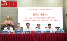 5/8 Tổ đại biểu HĐND xã Thuận An tiếp xúc cử tri trước kỳ họp thứ 2