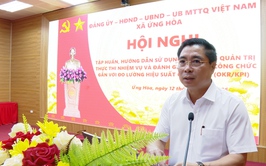 ỨNG HÒA TỔ CHỨC TẬP HUẤN SỬ DỤNG HỆ THỐNG QUẢN TRỊ THỰC THI NHIỆM VỤ VÀ ĐÁNH GIÁ CÁN BỘ GẮN VỚI ĐO LƯỜNG HIỆU SUẤT CÔNG VIỆC (OKR/KPI).