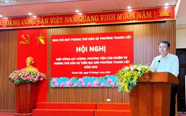 Phường Thanh Liệt: Hiệp đồng lực lượng, phương tiện thực hiện nhiệm vụ phòng thủ dân sự năm 2026