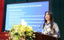 SÓC SƠN TỔ CHỨC HỘI NGHỊ TUYÊN TRUYỀN, PHỔ BIẾN LUẬT THỦ ĐÔ VÀ LUẬT XỬ LÝ VI PHẠM HÀNH CHÍNH