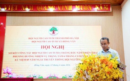 Hội người cao tuổi xã Hồng Vân sơ kết công tác hội, phong trào thi đua 6 tháng đầu năm, triển khai nhiệm vụ 6 tháng cuối năm 2026