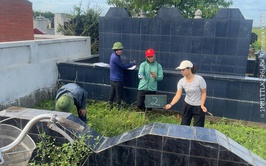 Xã Tam Hưng: Thận trọng, trách nhiệm trong công tác di chuyển mồ mả phục vụ Dự án Thể thao quốc tế Hà Nội