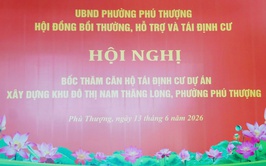 Phường Phú Thượng bảo đảm công khai, minh bạch trong bốc thăm lựa chọn 12 căn hộ tái định cư cho người dân bị ảnh hưởng bởi dự án