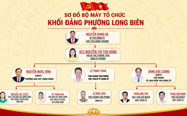 Sơ đồ bộ máy tổ chức khối Đảng phường Long Biên