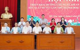HƯỞNG ỨNG NGÀY ASEAN PHÒNG, CHỐNG SỐT XUẤT HUYẾT LẦN THỨ 16 NĂM 2026