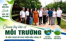 Chung tay bảo vệ môi trường – Nền tảng để xây dựng Minh Châu xanh, sạch, đẹp và phát triển bền vững.