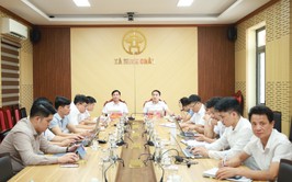 Xã Minh Châu tham dự hội nghị khảo sát trực tuyến sơ kết một năm vận hành mô hình tổ chức tổng thể của hệ thống chính trị, mô hình chính quyền 3 cấp